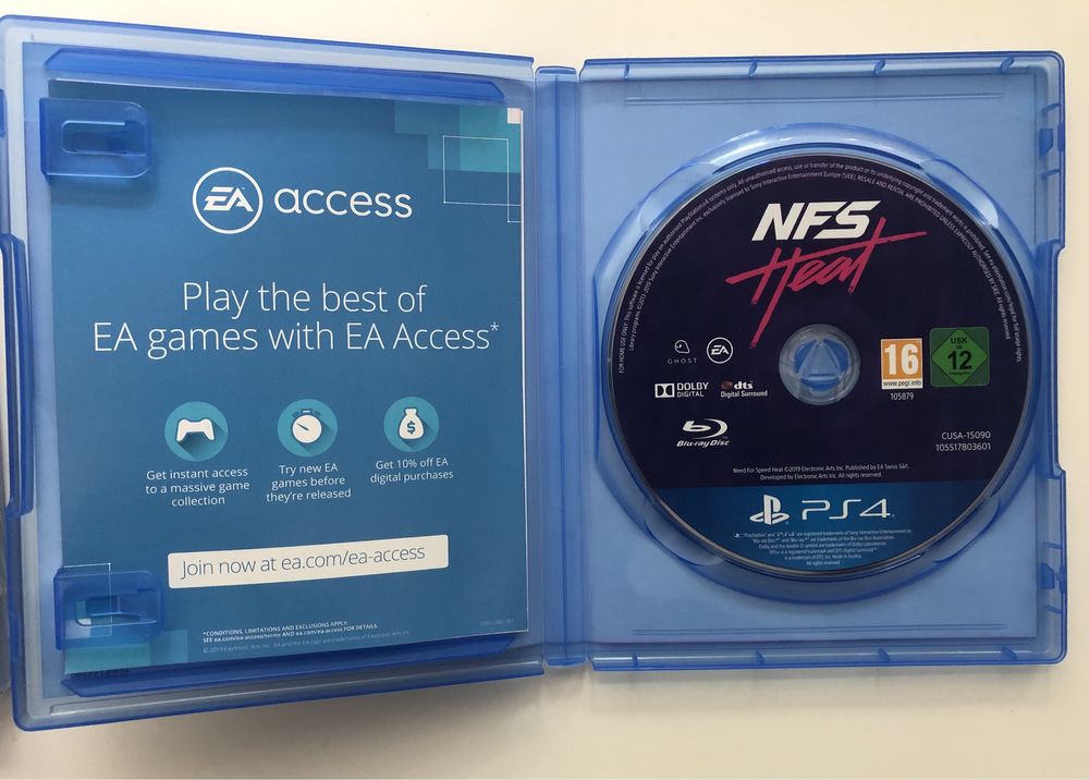 Игра за PS4/PS5 Need for speed Heat