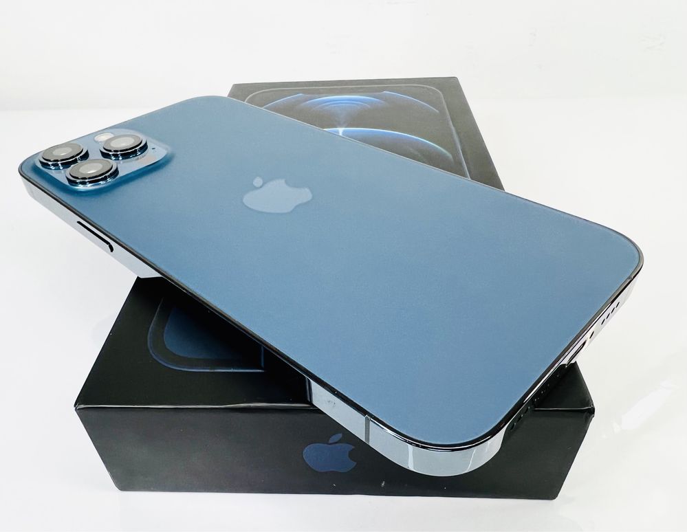 Apple iPhone 12 Pro 128GB Pacific Blue Перфектен! Гаранция!