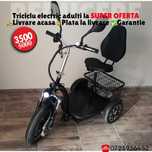 Tricicleta electrica LUXURY 500W -30% garantie full options varstnici