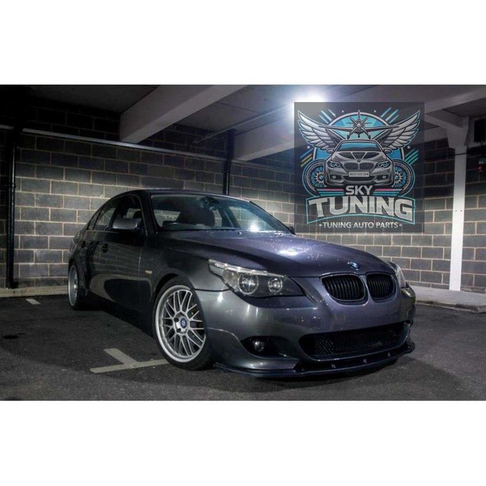 Бмв Е60 / Е61 Лип Спойлер /Добавка за предна броня М Теch/ Lip Spoiler