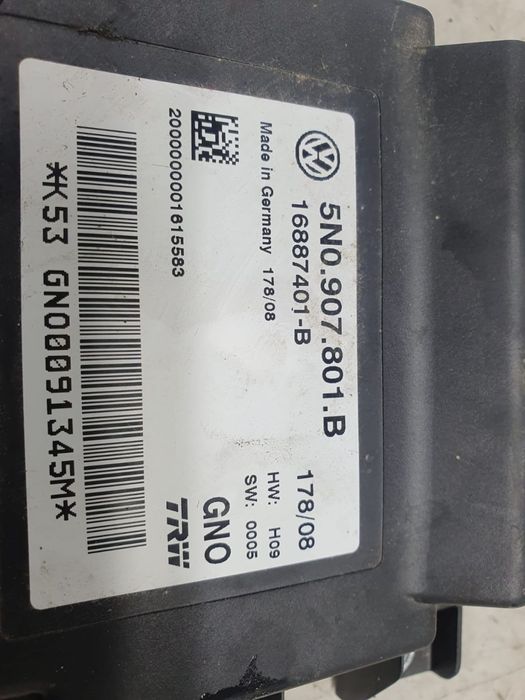 Calculator frana de mana 5n0907801b Volkswagen VW Tiguan 1 5N  [din 2