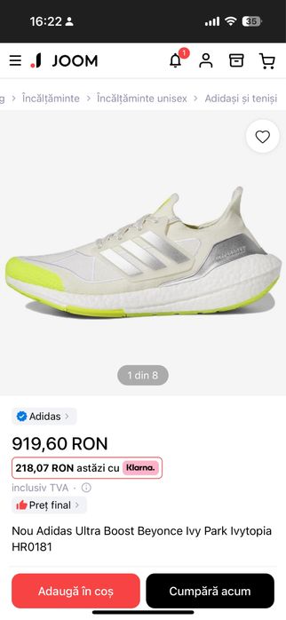 Adidas UltraBoost Beyonce Ivy Park Ivytopia HR0181