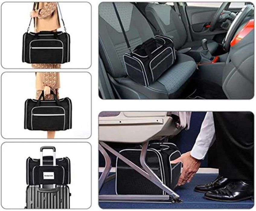 Транспортна Клетка Чанта за Котка Куче- Разтегателна, Вентилирана