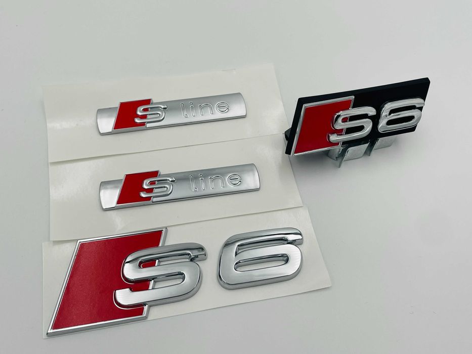 Set embleme compatibile Audi S6 A6 s-line