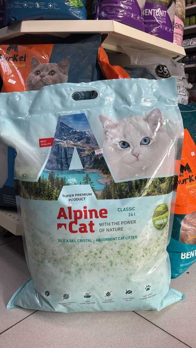 Alpine Cat (Альпин Кэт) - Силикагелевый наполнитель 24 л