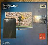 WD My Passport 1TB AV-TV HDD Extern Inregistrare TV NOU SIGILAT
