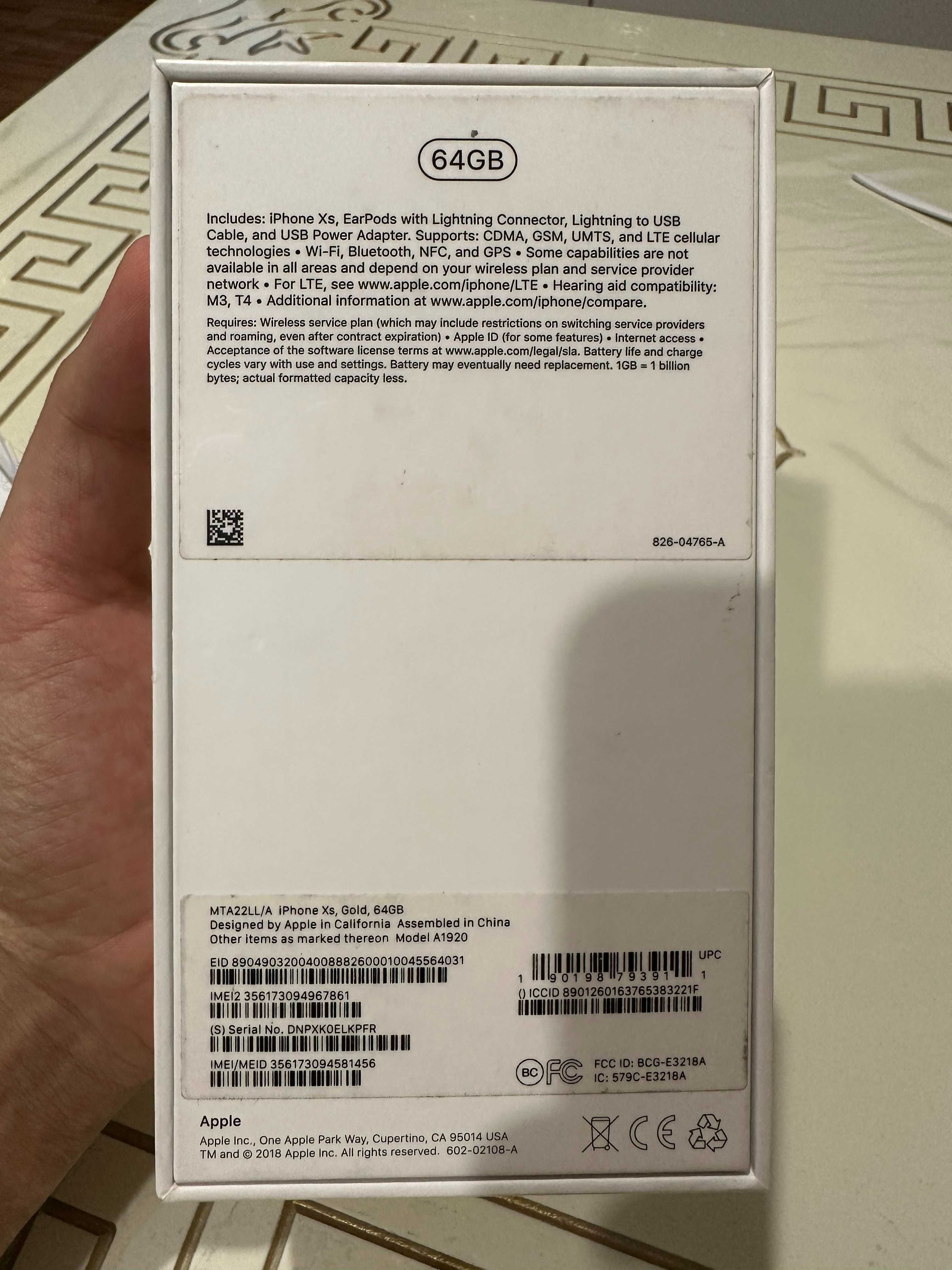 iPhone Xs Gold (64B)
