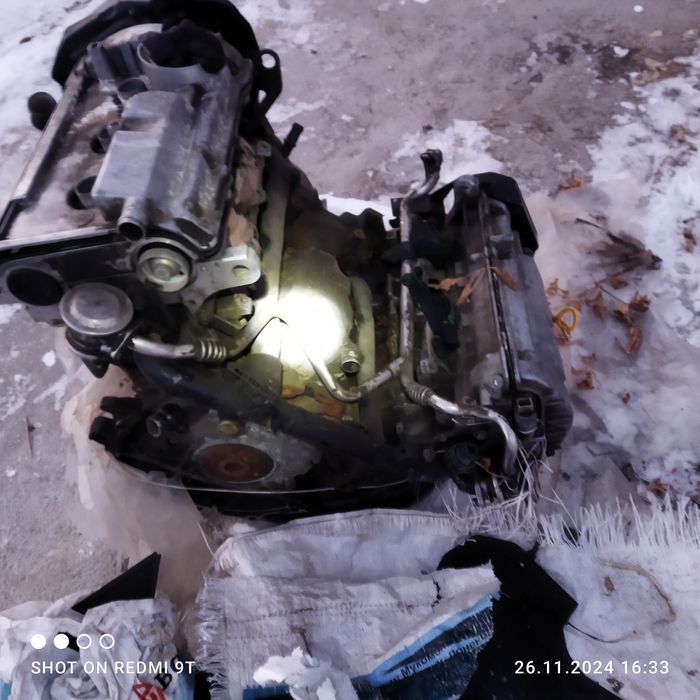 Продам двигатель Ауди капля 2.4 на запчасти