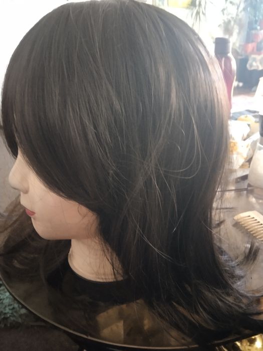 Накладные черные волосы