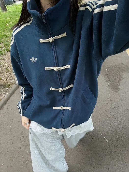 Адилас кофта японская, Blue Chinese New Year Adidas