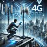 Комплект мобильного интернета  4g,5g. Усилитель сотового с