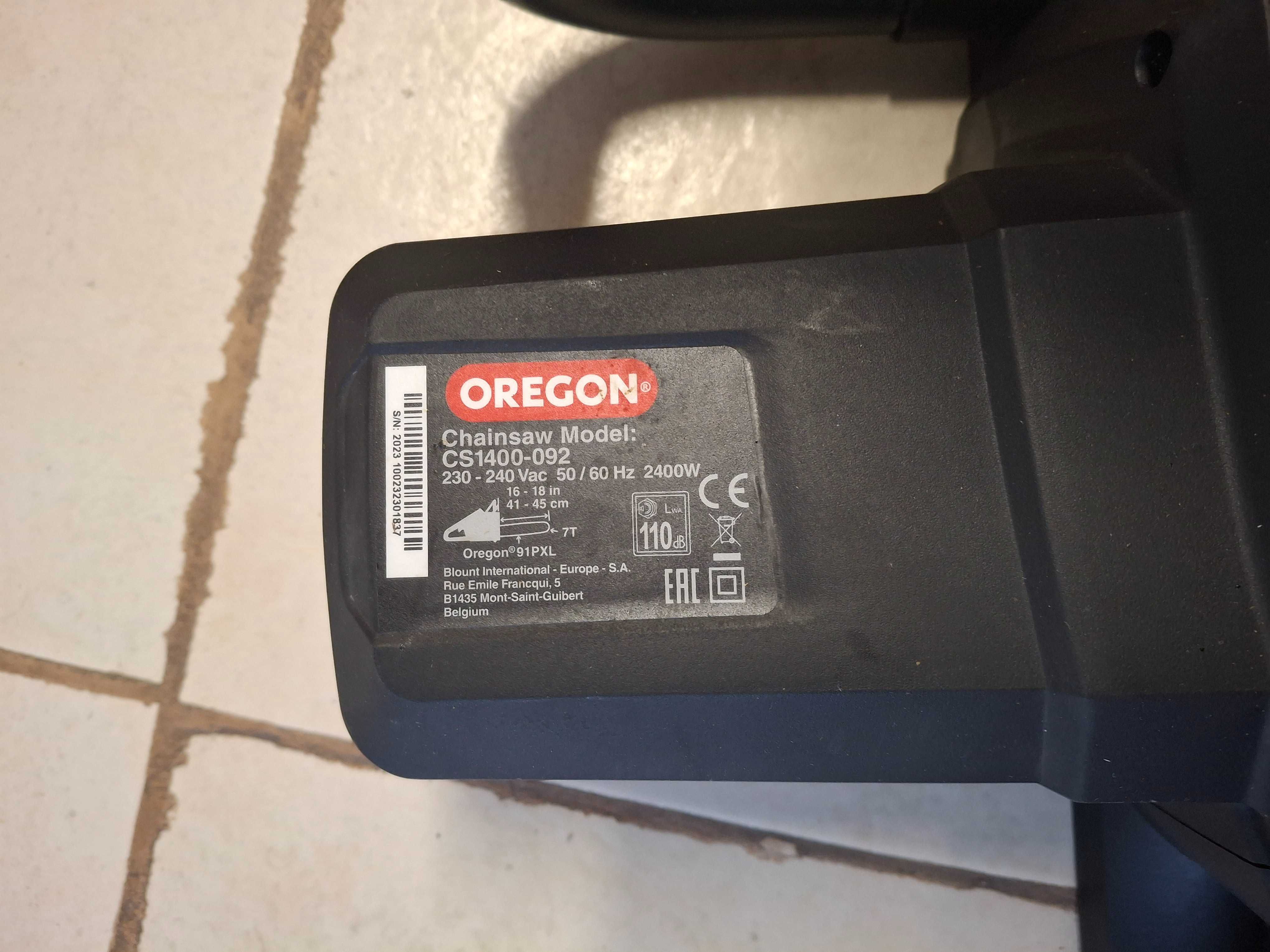 Електрическа резачка за дърва OREGON CS1400 к-т със стойка "магаре"