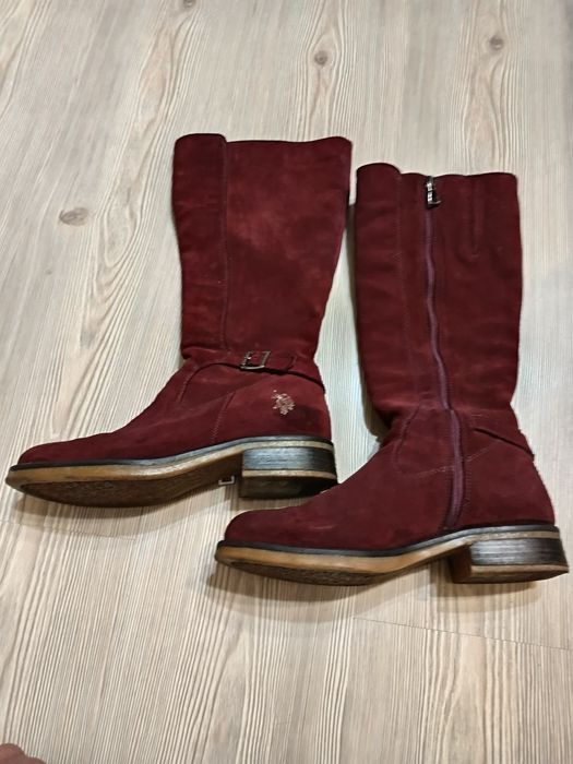 Дамски ботуши от велур