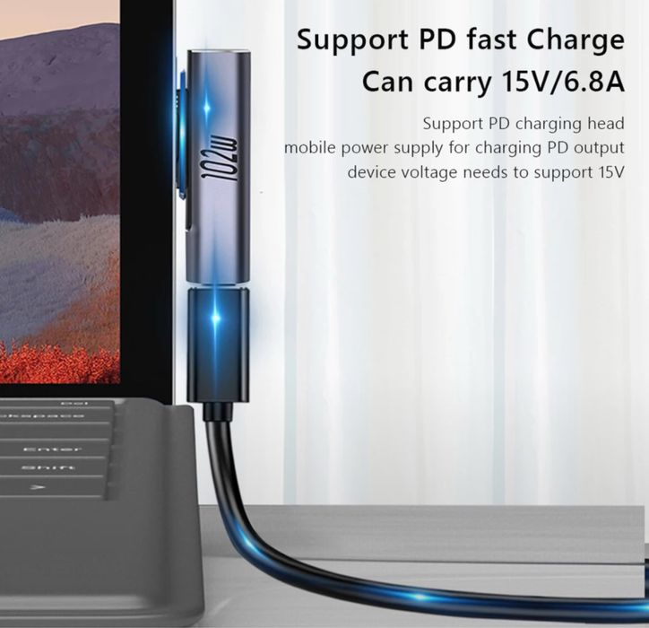 Адаптер для зарядки планшетов Surface до 102 ват