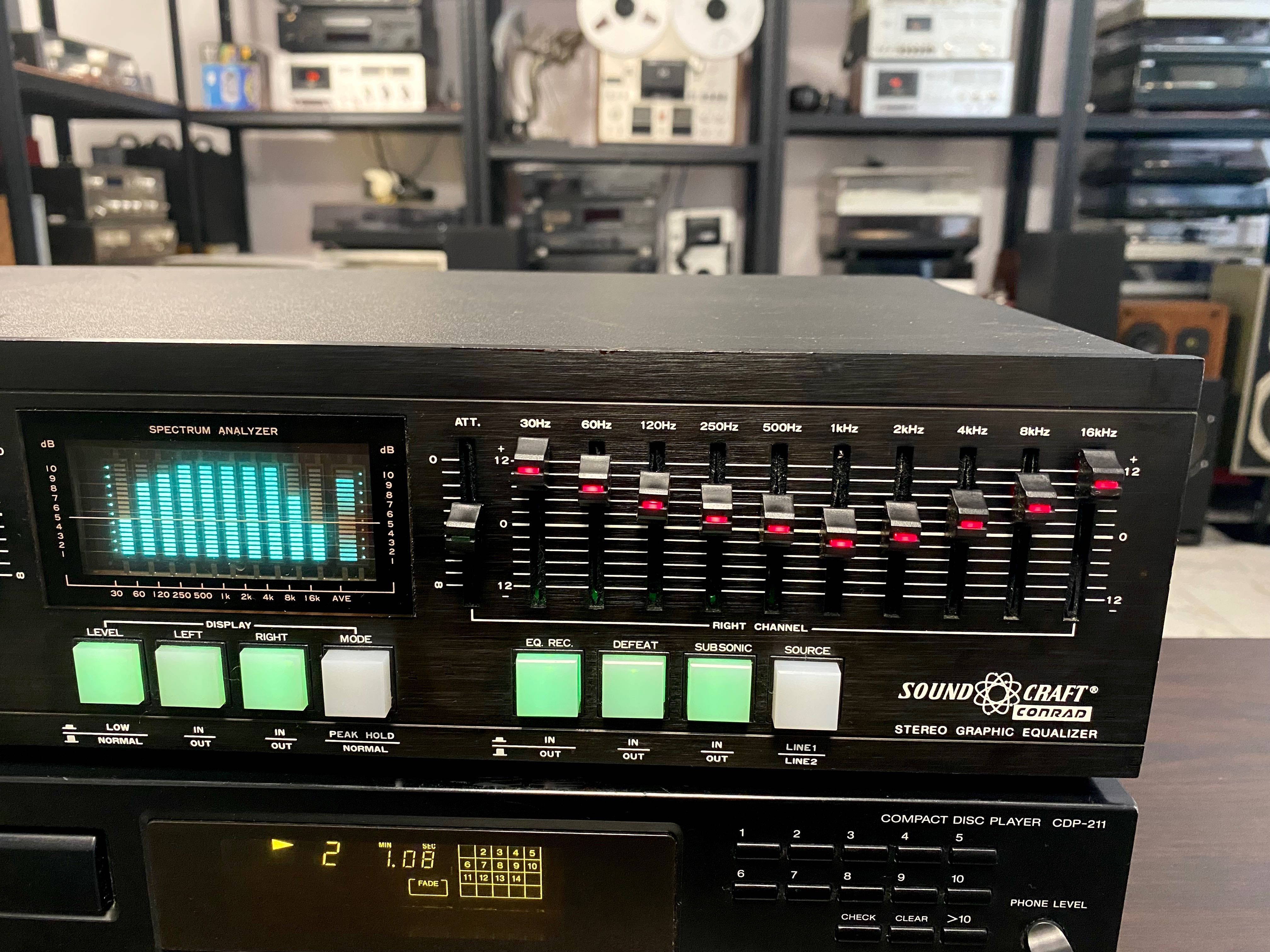 Vintage Графичен EQ Sound Craft
