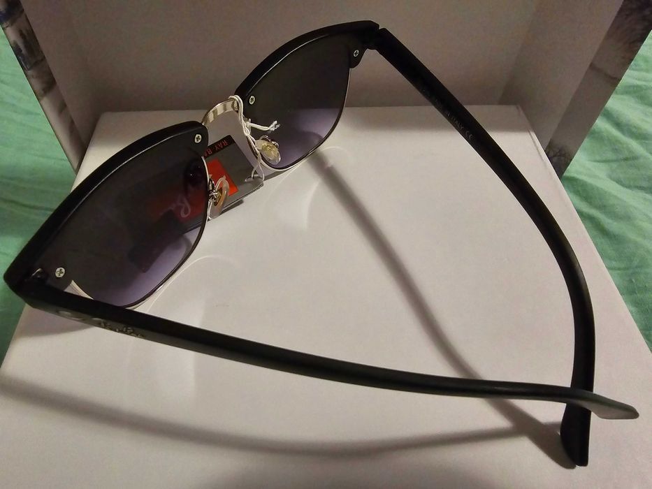 Ochelari de soare Rayban RB Clubmaster, lentila mov
