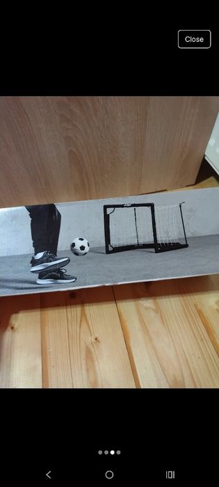 Poartă mini fotbal + minge – Crivit
