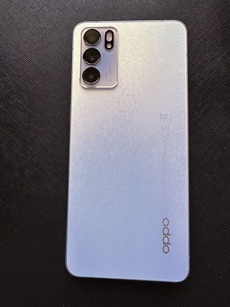 Oppo Reno 6 5G impecabil,Dual SIM, 128GB, 8GB RAM,  Arctic Blue