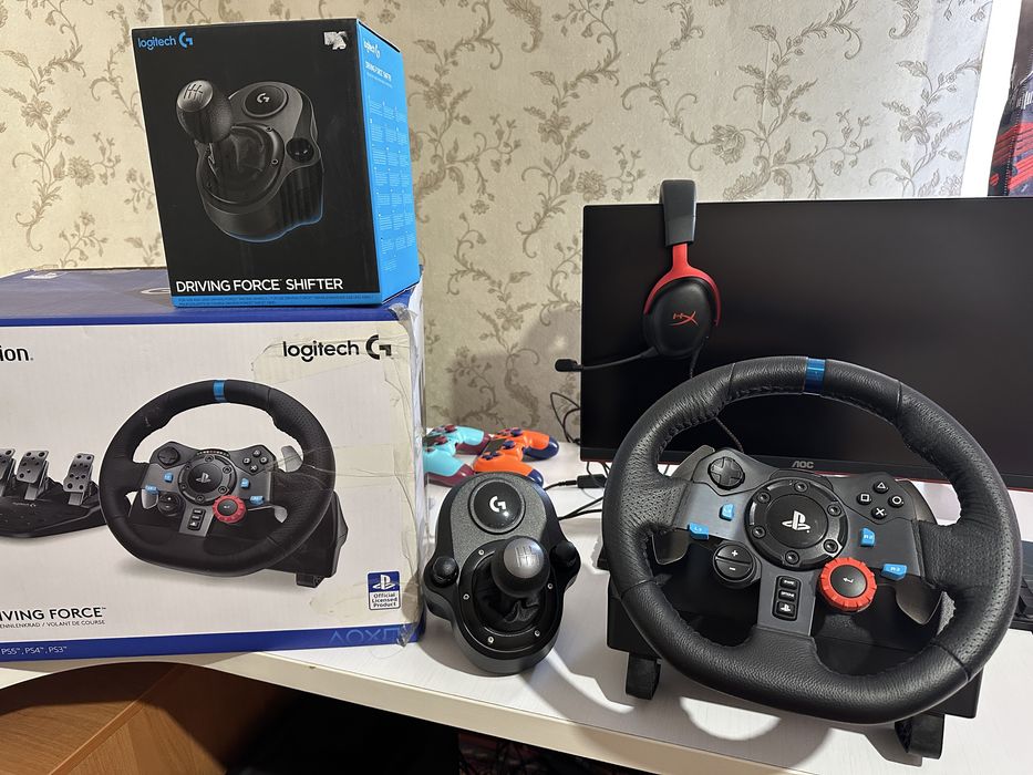 Игровой руль logitech G29 Driving Force-руль ,педали,шифтер