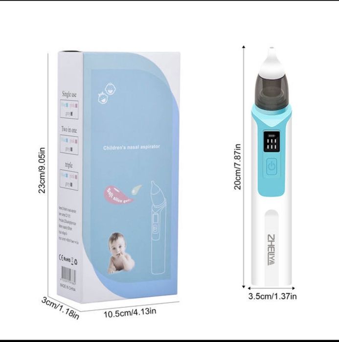 Детский Назальный аспиратор, регулируемый всасывающий очиститель носа