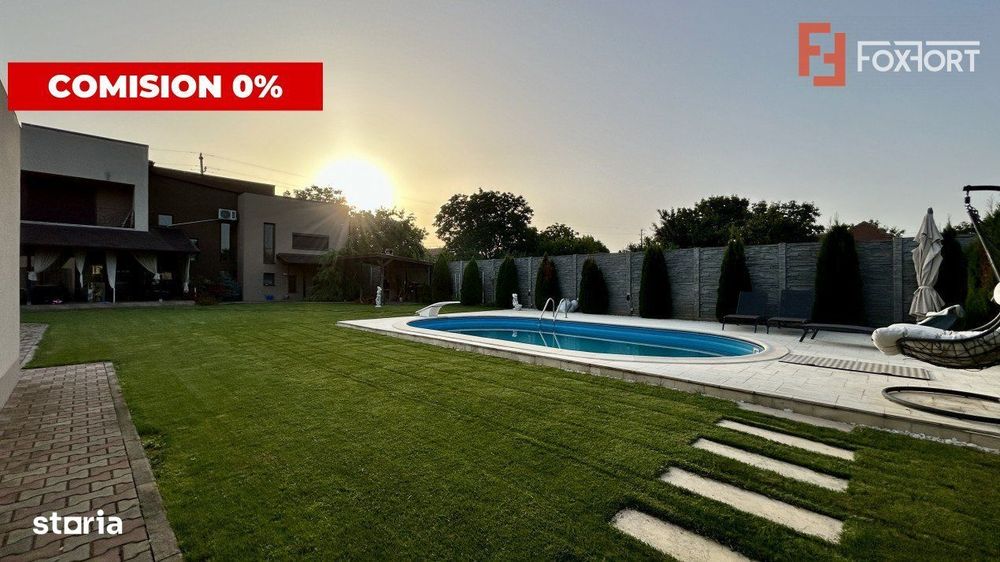 COMISION 0% Casa individuala cu 4 camere si 2 garaje, zona Sanandrei