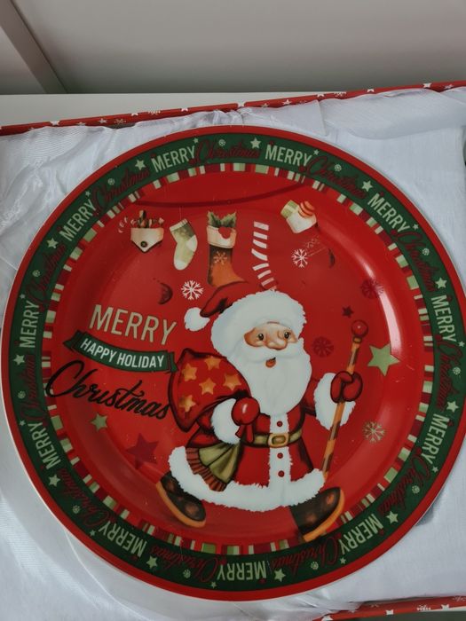 Коледно плато с шпатула за десерти