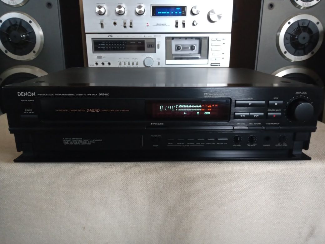 Deck Denon DRS-810. 3 Head,Dolby B,C, HX-Pro, Dual capstan.