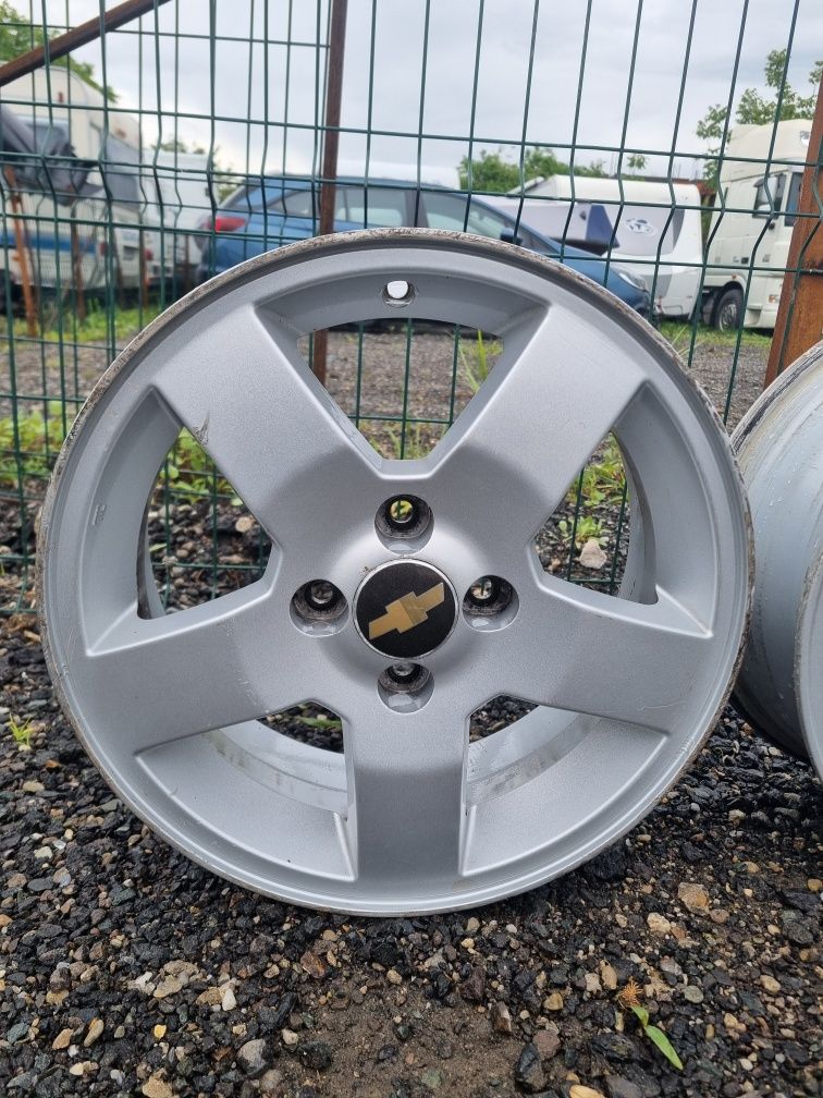 Jante R15 Aliaj 4x100 6J ET 45 originale Chevrolet Aveo