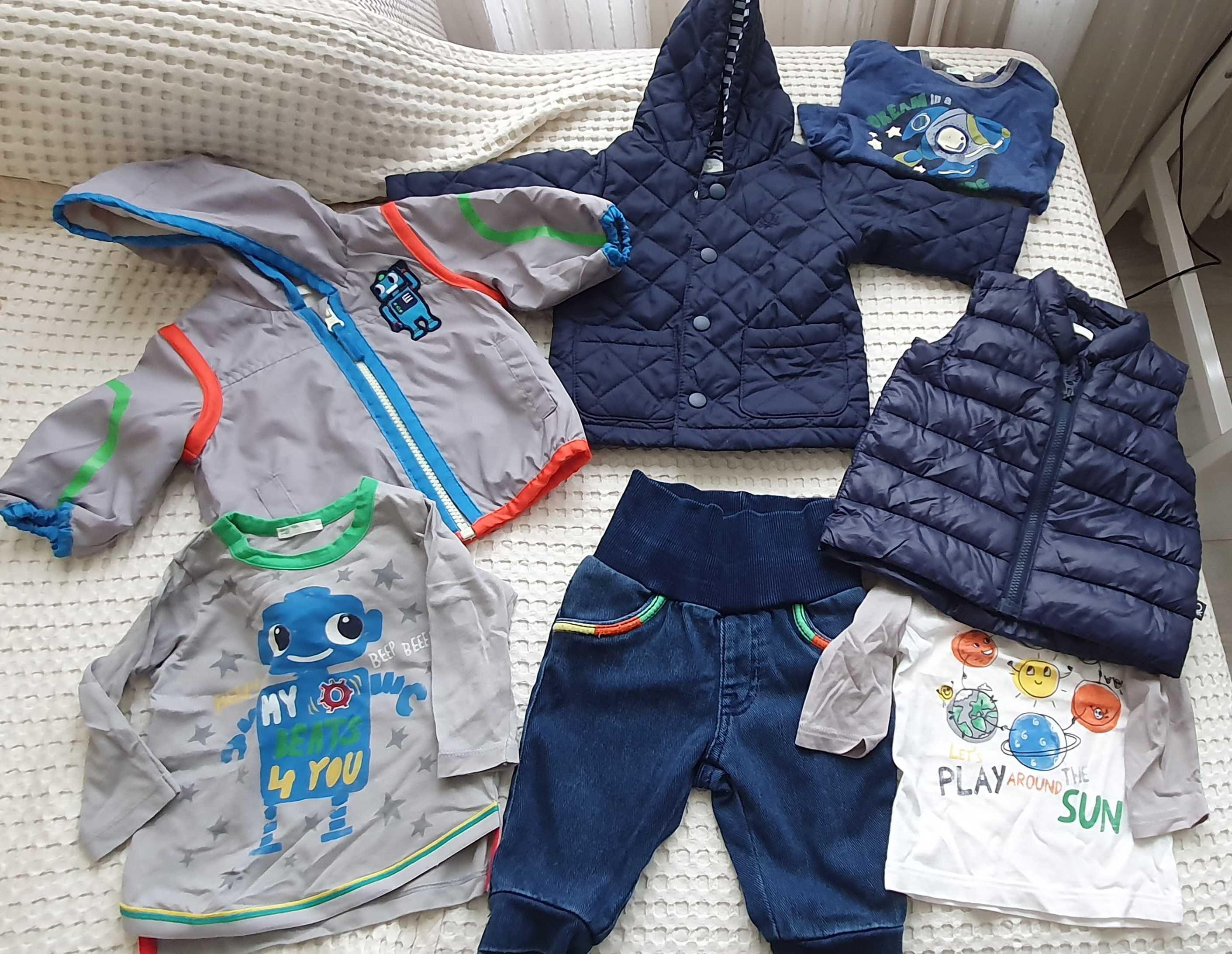 Лот бебешки дрехи Benetton, 0-3 месеца