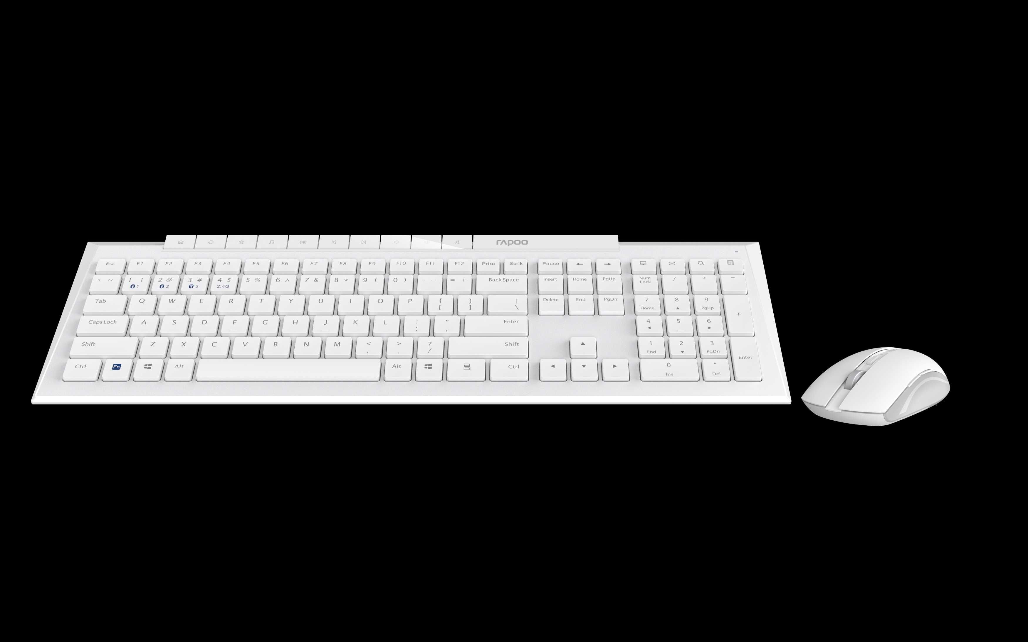 [НОВАЯ] Клавиатура & мышка Rapoo 8210M Black/White