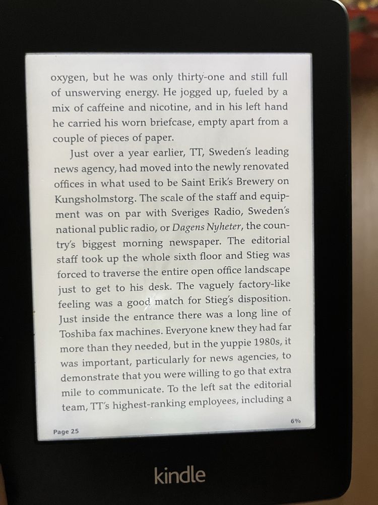 Kindle PaperWhite 6 със забележка