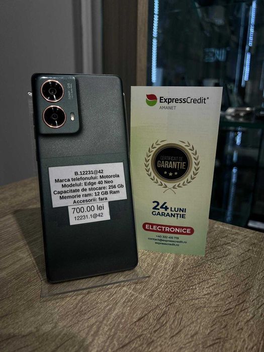 (Ag42) Motrola Edge 40 Neo 256GB 12GB B12231 2 Ani Garantie!