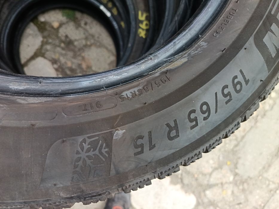 Anvelope MS iarna 195 65 15 Michelin alpin 2018 5.5-7mm