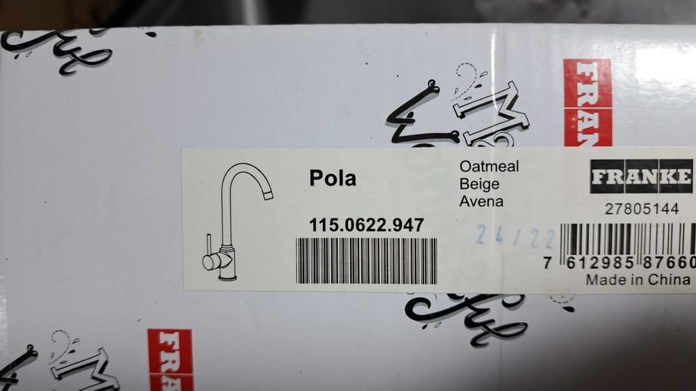 Chiuvetă Franke inox, cu baterie și scurgere ,citiți descrierea