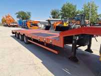 Nooteboom 3 AXE EXTENSIBILA la 15,75m, axa viratoare, 48tone, axe SAF, rampe detasabile, picioare sprijin, podea ranfosata, 2005, PROMOTIE 22.900 EUR+tva