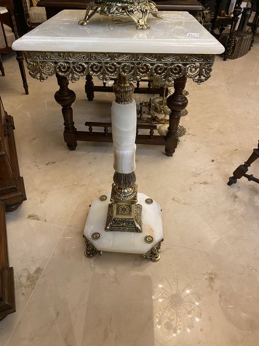 Masa din bronz masiv/ marmura