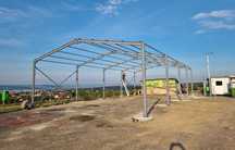 Hale pentru toti , structura metalica de 10X20X4 metri confectionata d