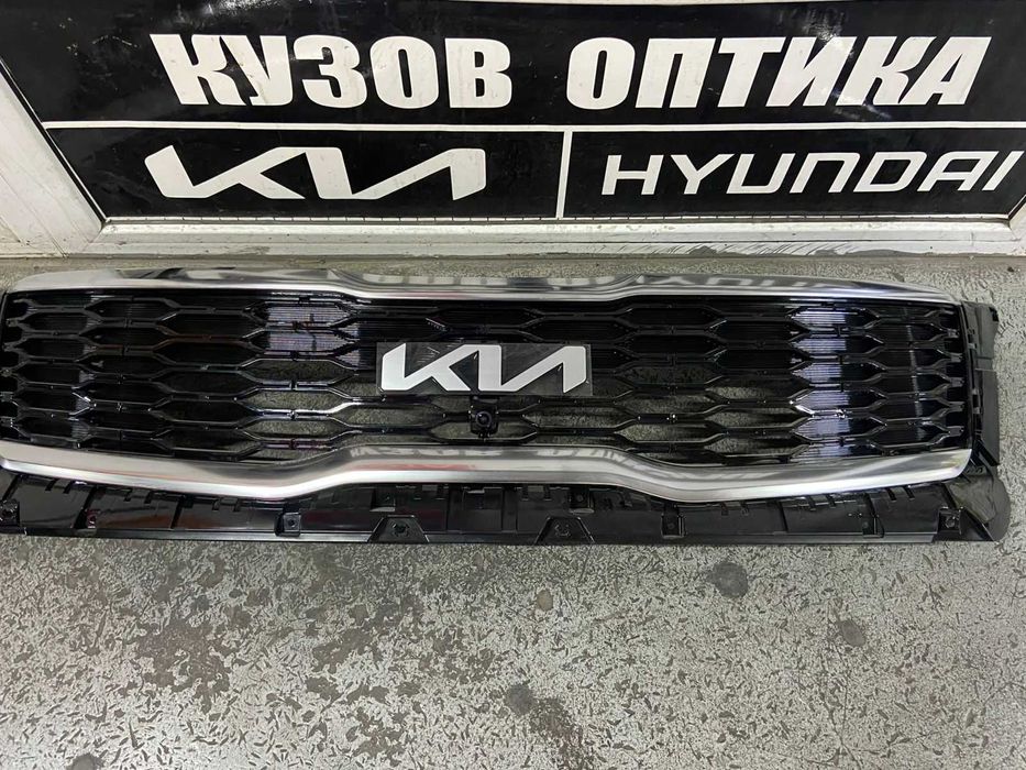 Решетка радиатора на Kia Telluride 2021