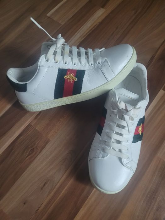 Vând adidasi piele originali Gucci