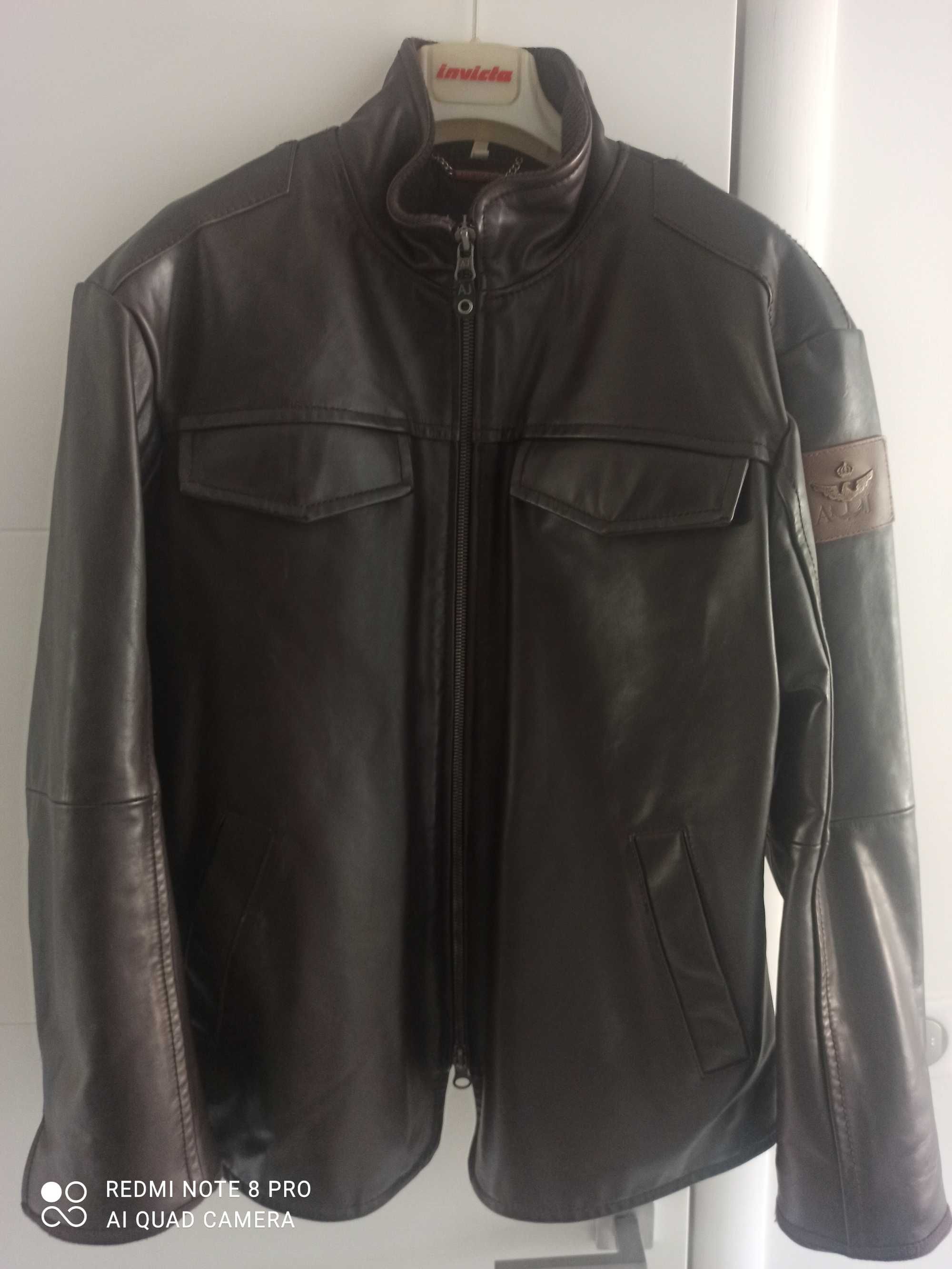 Кожено яке Armani Jeans
