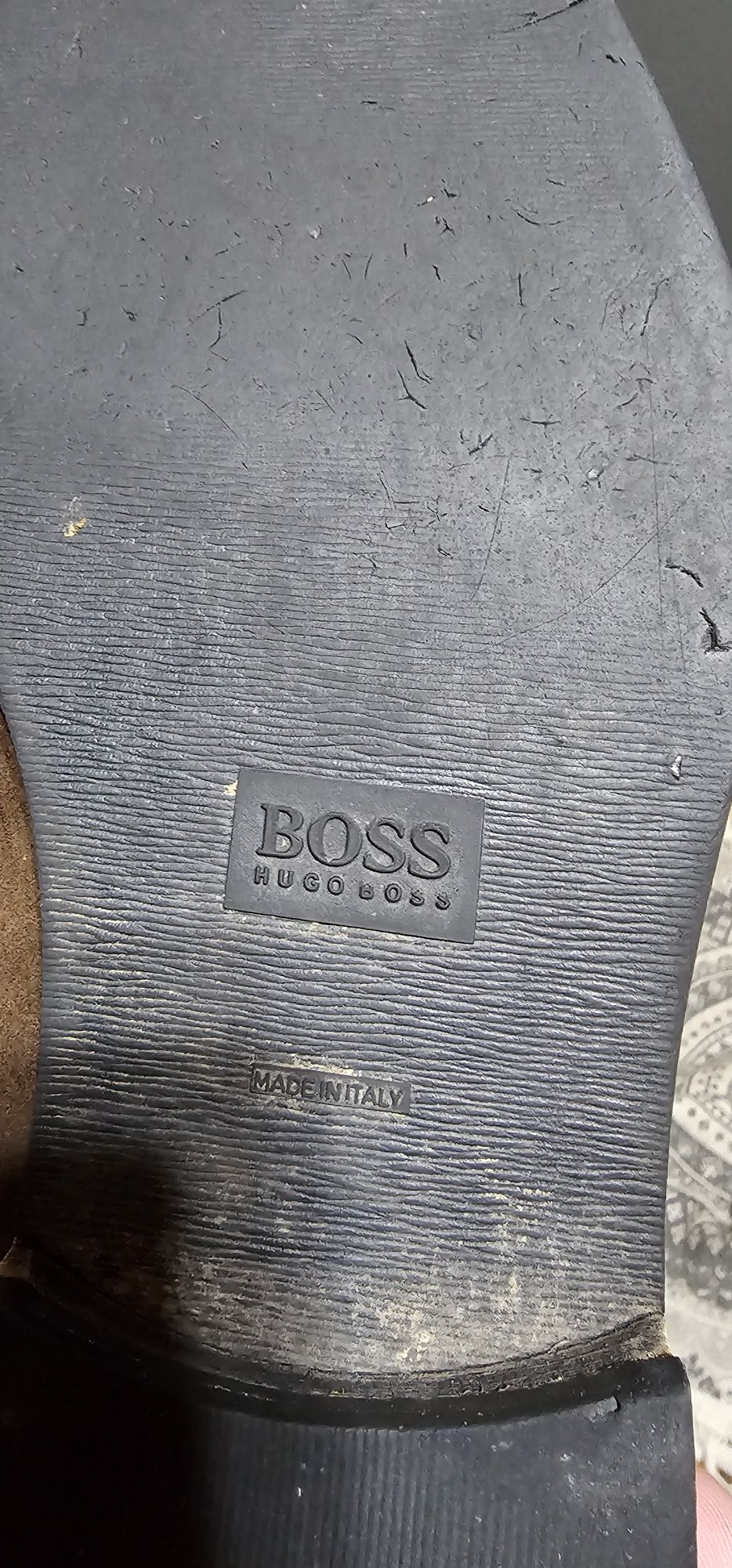 Ghete Hugo Boss piele intoarsa