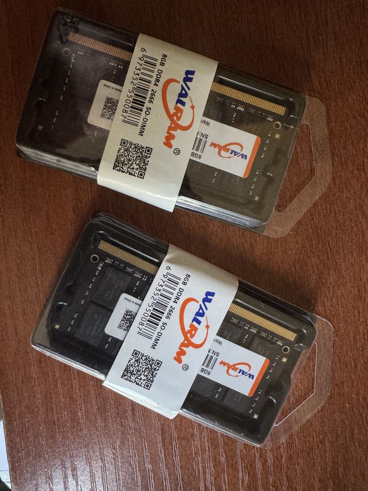 2 модуля по 8 гб DDR4 2666 SO-DIMM