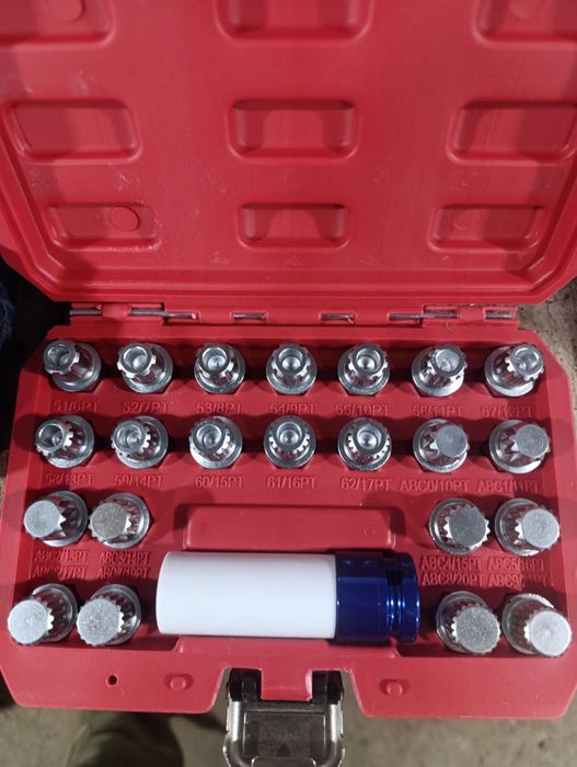 Vând trusă chei antifurt pentru vw