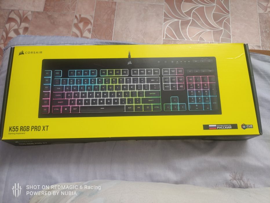 Клавиатура corsair k55 rgb pro xt