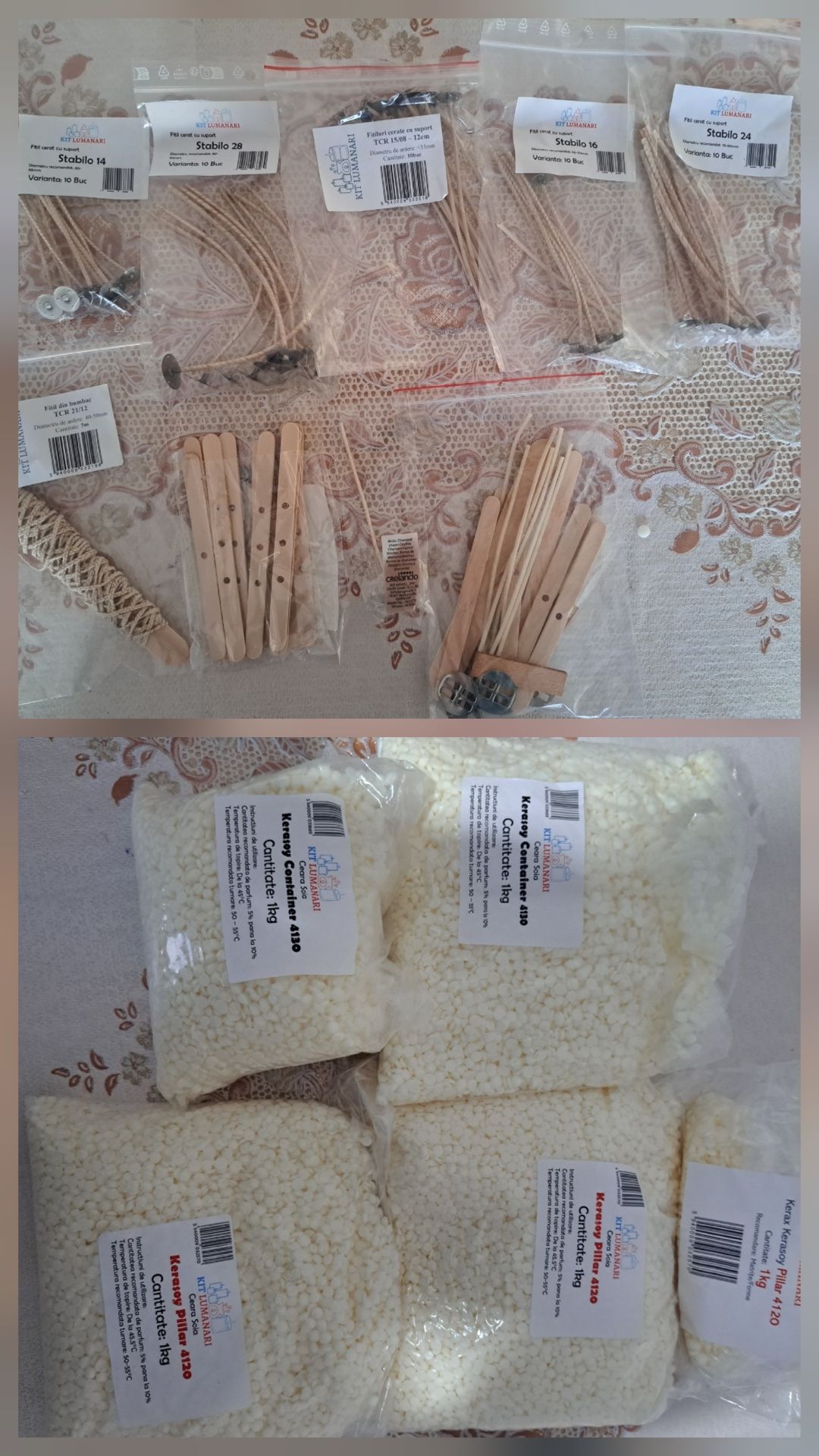 Vând Kit lumânări parfumate
