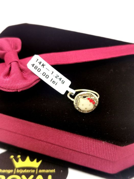 Bijuteria Royal inel din aur 14k 1.24 gr