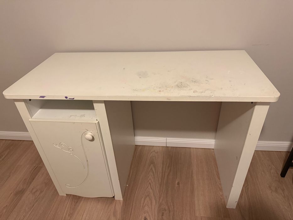 Masa de Birou alb  pentru camera copii