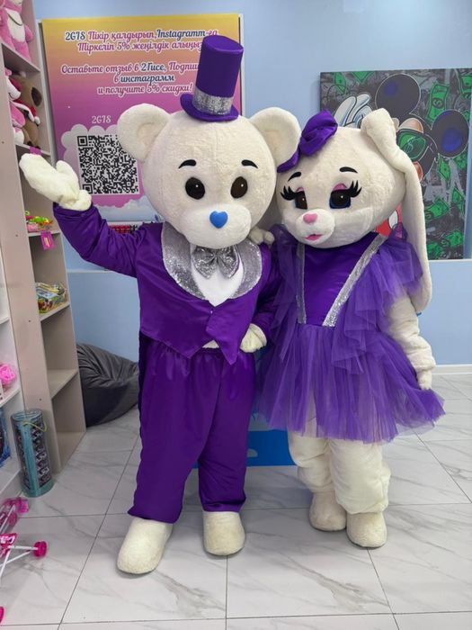 Мишка тедди, ростовые куклы, аренда костюмов, аниматоры, прокат костюм