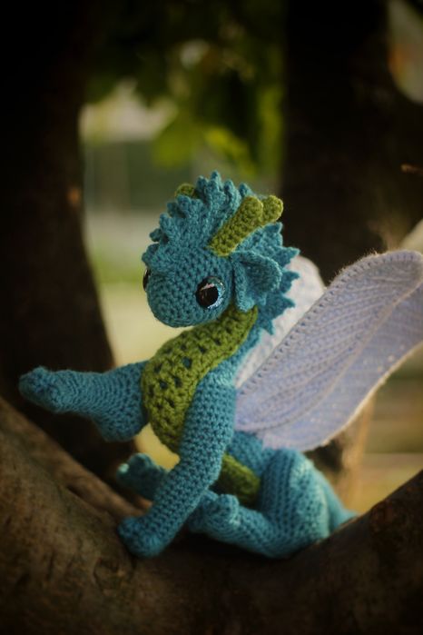 Jucarie crosetata dragon