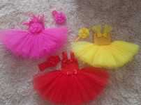 Set Rochita tutu si fundita cap